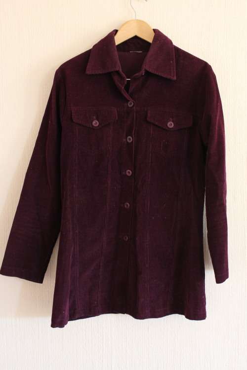 Vintage 90's Purple Corduroy Shirt (Small / Medium)
