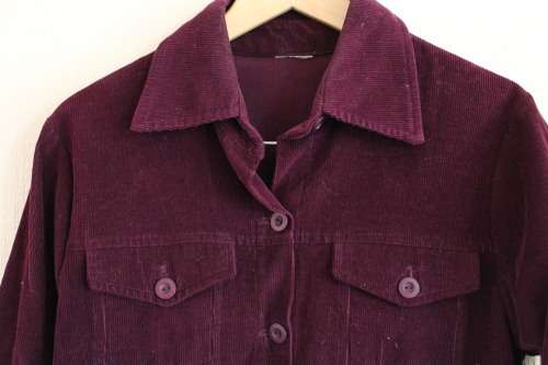 Vintage 90's Purple Corduroy Shirt (Small / Medium)