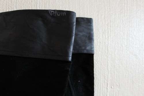 Plum Black Boots (Size 5)