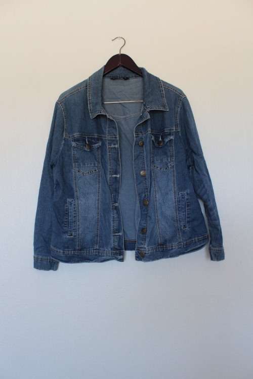 Stretch Denim Jacket by Rene Taylor (Size 16/40)