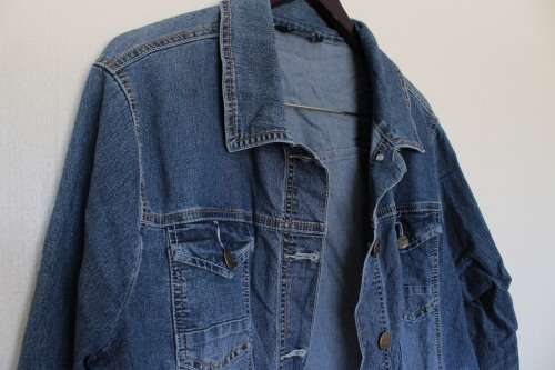 Stretch Denim Jacket by Rene Taylor (Size 16/40)