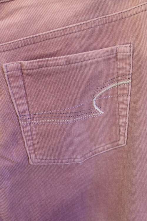 Vintage Pink Corduroy Pants (Size 34)