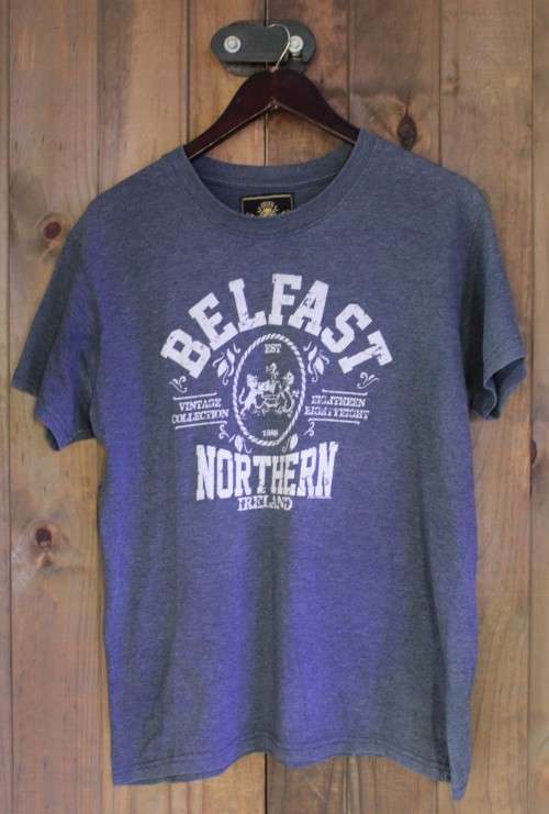 Blue "Belfast" T Shirt (Medium / Large)