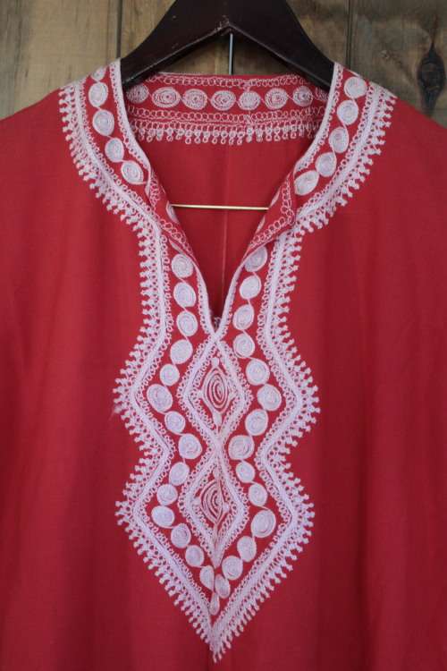 Boho Red Tunic (XL to 2XL)