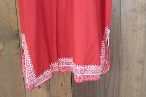 Boho Red Tunic (XL to 2XL)