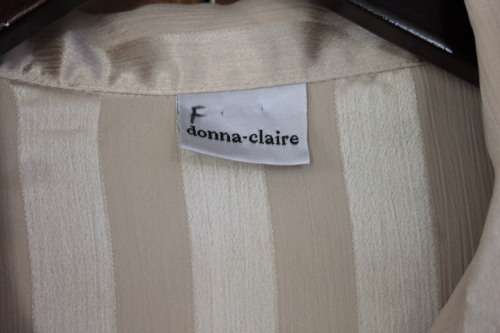 Gold & Light Yellow Button Up Shirt (Large)