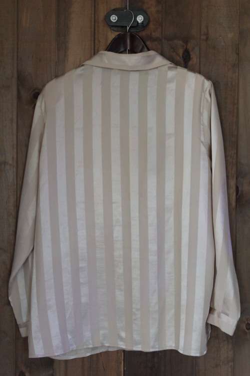 Gold & Light Yellow Button Up Shirt (Large)