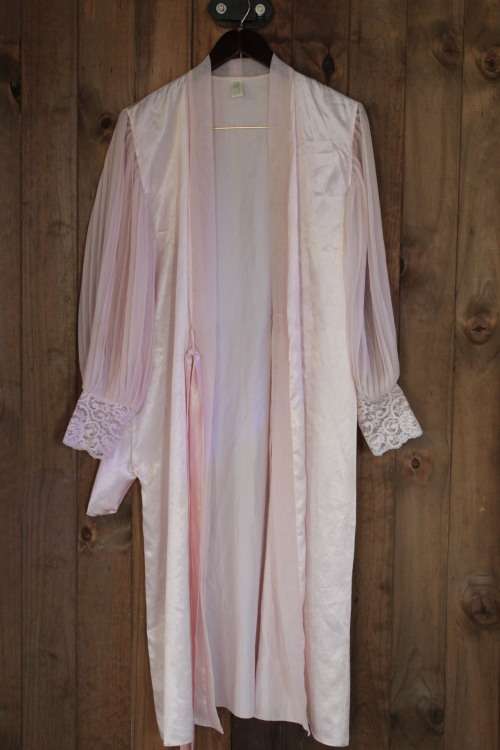 Pink Victorias Secret Satiny Night Gown (Size 12)