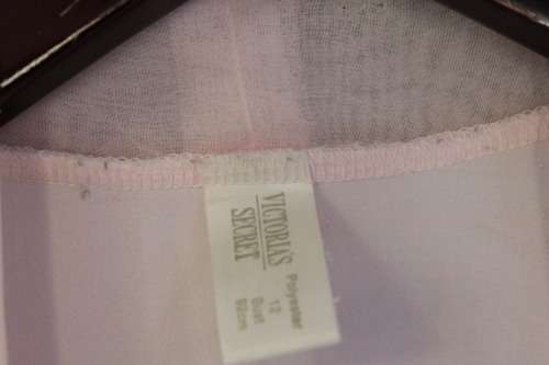 Pink Victorias Secret Satiny Night Gown (Size 12)