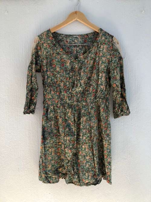 Vintage Green Dress (Small / Medium)