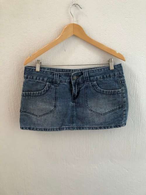 Y2K Denim Skirt (Size 34)