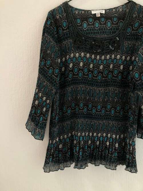 Pleated Tunic / Top from Queenspark (Size 22)