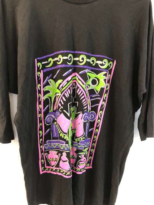 Black 80`s Vintage Shirt (Medium)