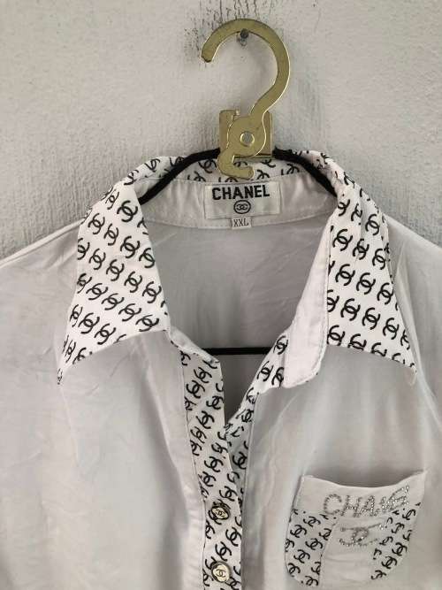 Bootleg White Golf Shirt (Large / XL)