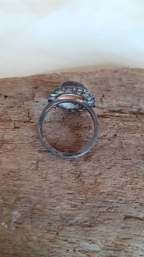 Silver Cameo Ring (Diameter of 1.7cm - small)