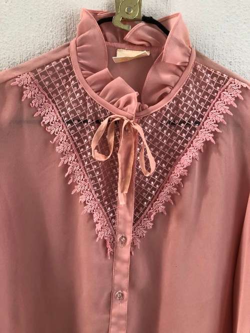 Vintage Pink Shirt (Size 12) See description