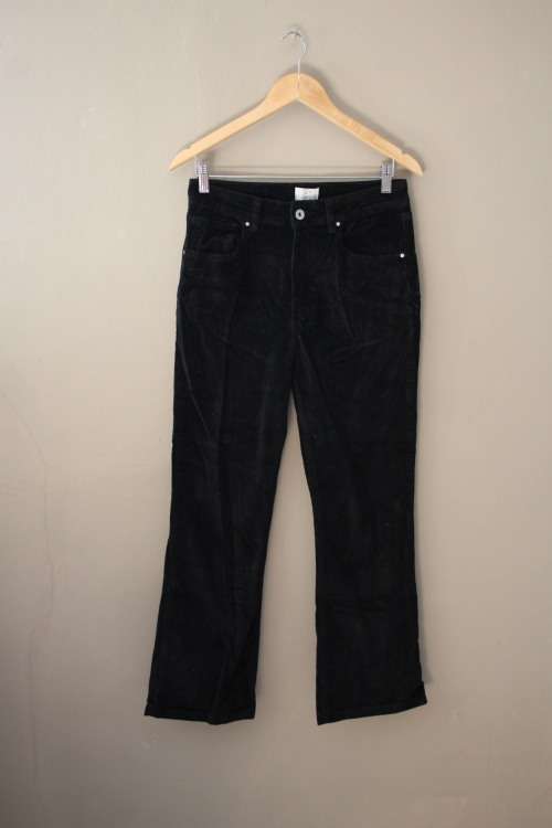 Black Corduroy Pants by Cotton On (Size 12)