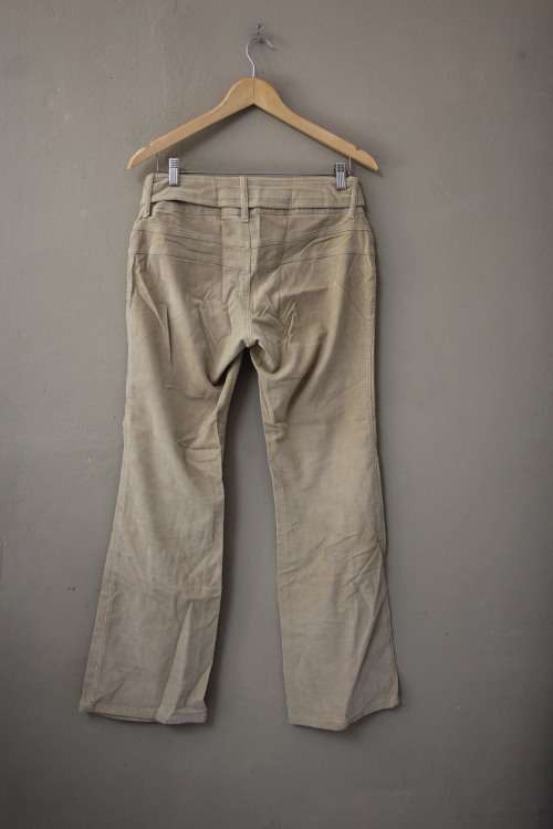 Vintage Beige Corduroy Pants (Size 36)