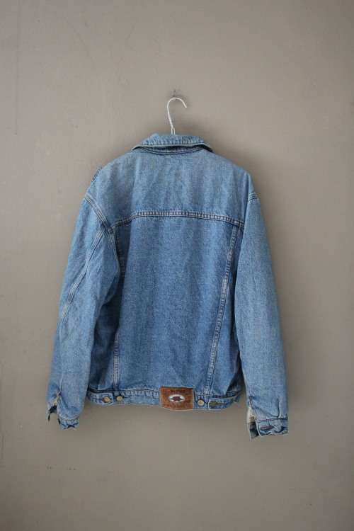 Vintage Lined Denim Jacket (Large / XL)