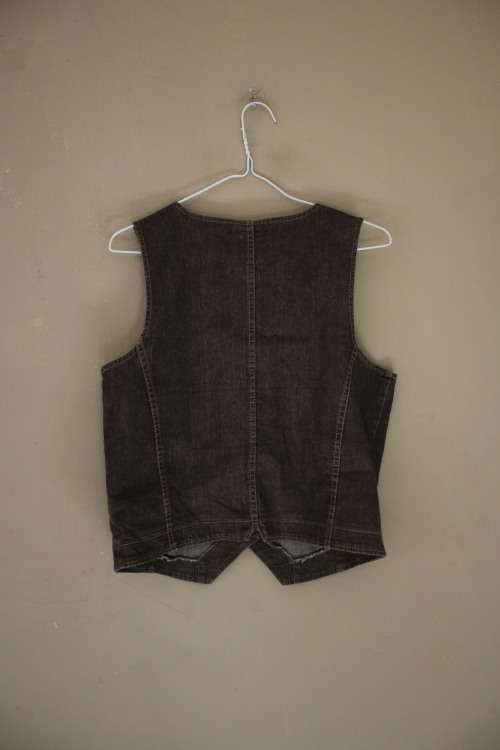 Vintage Denim Waist Coat (Small / Medium)
