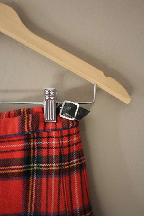 Vintage Scottish Tartan Kilt (UK size 14)