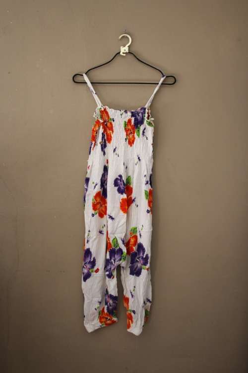 Vintage Floral Jumpsuit (Large)