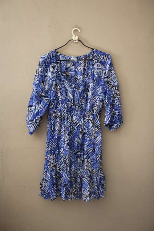 Blue MIni Dress / Tunic from Rene Taylor (Size 44)