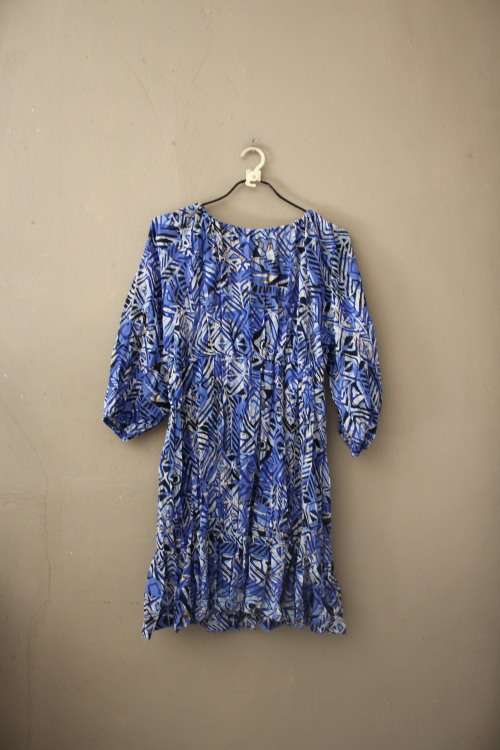 Blue MIni Dress / Tunic from Rene Taylor (Size 44)