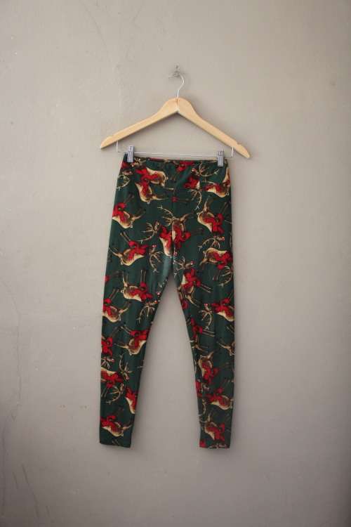 Vintage Christmas Tights (Small)