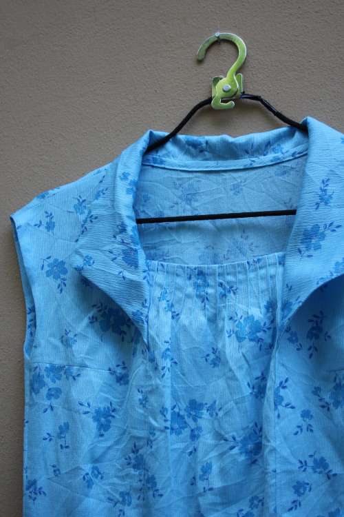 Vintage Blue 50`s Dress (Medium)