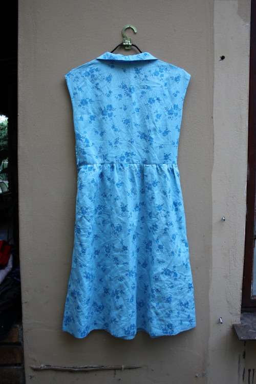 Vintage Blue 50`s Dress (Medium)