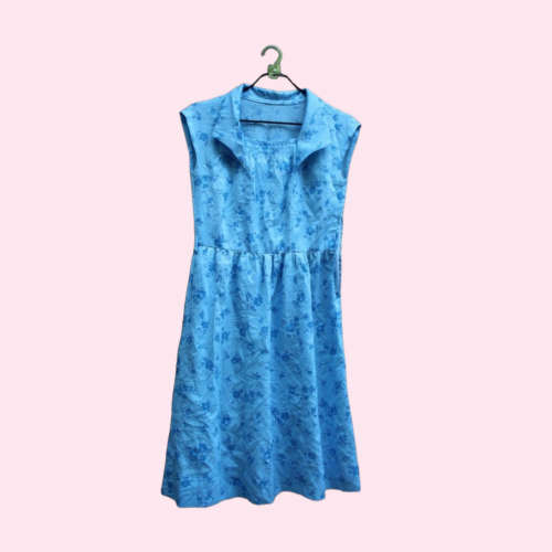 Vintage Blue 50`s Dress (Medium)
