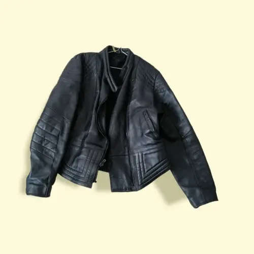 Mens vintage bikers leather jacket (Large / XL)