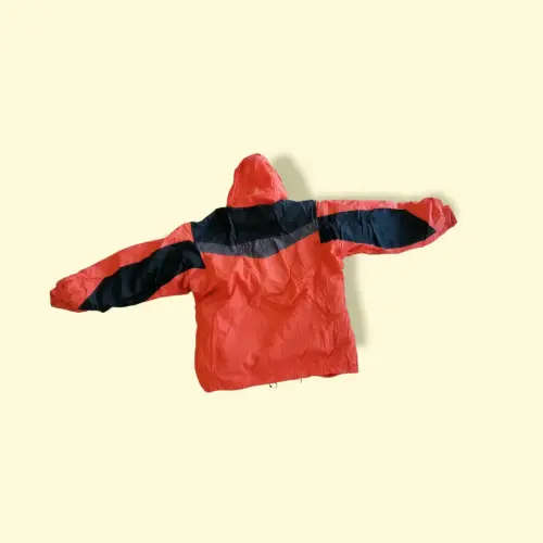 Rare Vintage Orange Columbia Windbreaker (men`s medium)