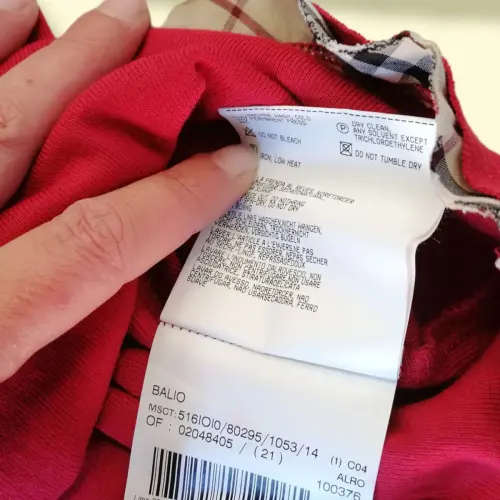 Red Cross Over Top by Burberry (Size 14)