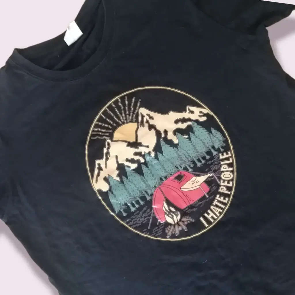 Cute Camping T Shirt (XL)