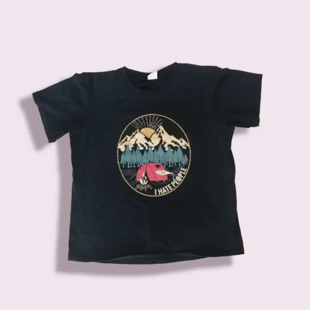 Cute Camping T Shirt (XL)