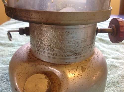 Rare Vintage Coleman No 4.Lamp
