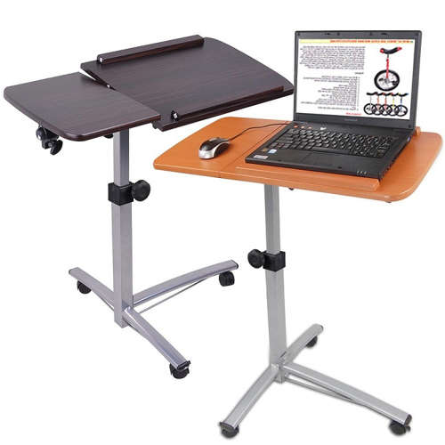 Bedside Laptop Computer Tablet Table Desk Stand Adjustable Tray