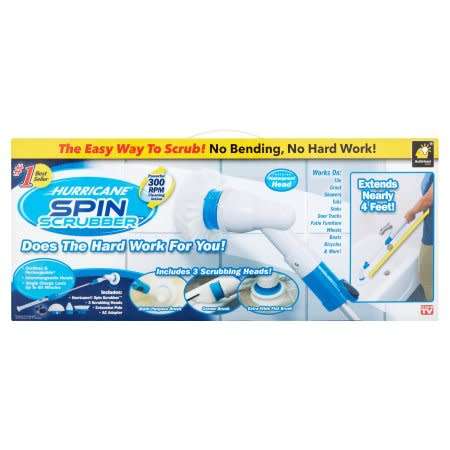 Hurricane Spin Scrubber / RECHARGEABLE AND CORDLESS