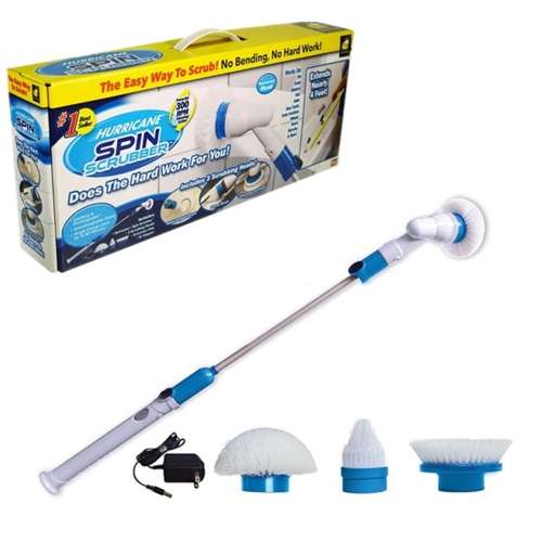 Hurricane Spin Scrubber / RECHARGEABLE AND CORDLESS