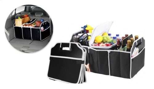 CAR BOOT ORGANIZER / HIGH QUALITY / COLLAPSIBLE, FOLDS FLAT WHEN NOT IN USE