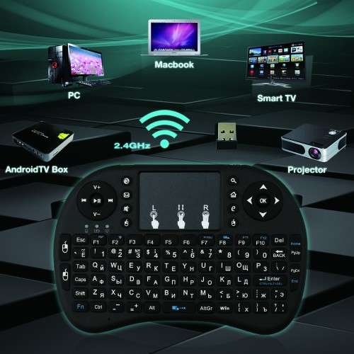 MINI WIRELESS KEYBOARD WITH MOUSE FUNCTION