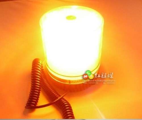 WHITE-DC 12V Strong magnet xenon 9 Flash Strobe warning Strong beacon Emergency light for car