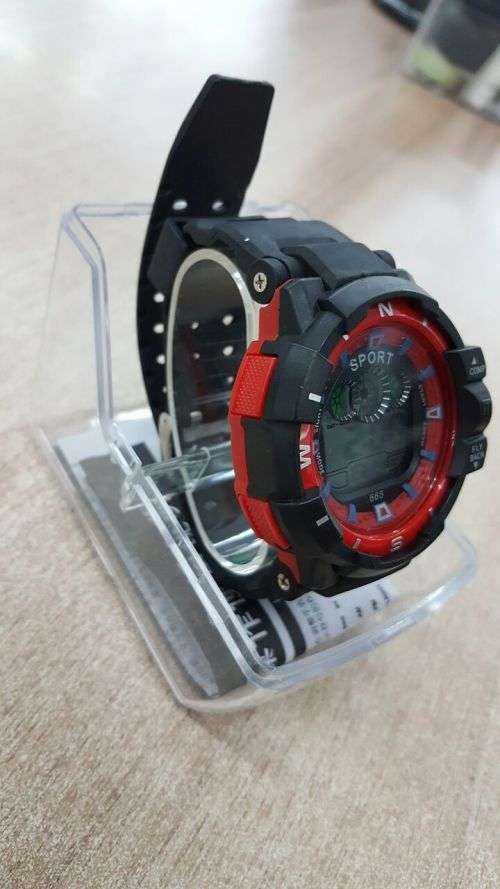 DIGITAL SPORTS WATCH - RED (LAST ONE)