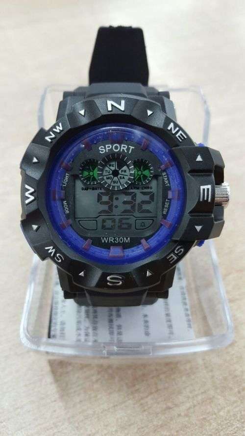 DIGITAL SPORTS WATCH - BLUE