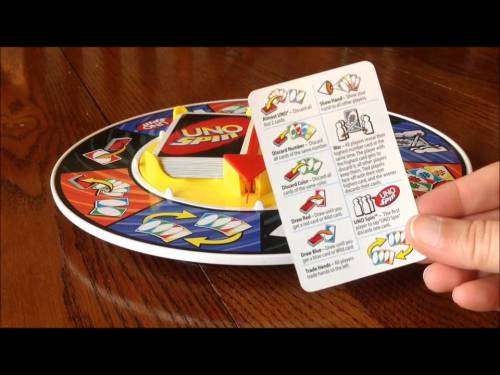 Uno Spin Card Game / Social Activity game