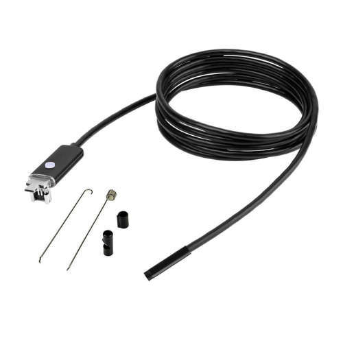 2M 6LED Android/PC Endoscope Waterproof Inspection Micro USB Wire HD Camera- 7MM