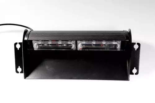 Car 24W 8 LED Emergency Vehicle Flash Light Dashboard Strobe Warning Blue Red Amber