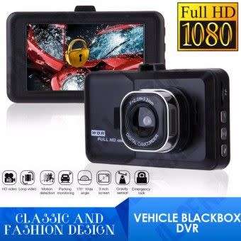 Vehicle Blackbox Dvr Wdr Full Hd 1080p Black / DASH CAM 5 MEGAPIXEL